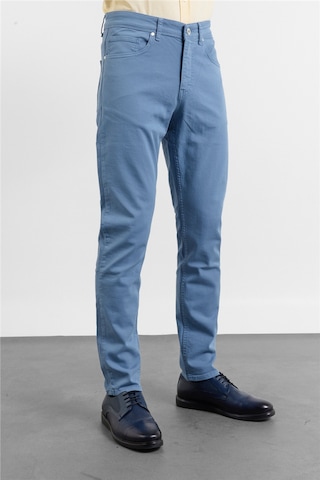 İmza A.turkuaz 5 Cep Düz Paça Gabardin Slim Fit Pamuklu Pantolon 1003260318