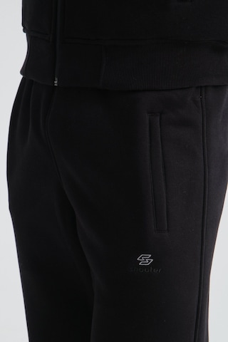 Shooter Sportswear Shooter Erkek Premium Kışlık Eşofman Takımı Regular Kapüşonlu Siyah