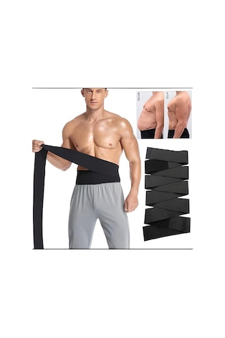 Sauna Suit 4 M / 5 M Sarma Bel Korsesi Bele Dolamalı Kum Saati