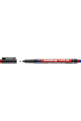Edding 149m Asetat Kalemi 10'lu Paket Kırmızı