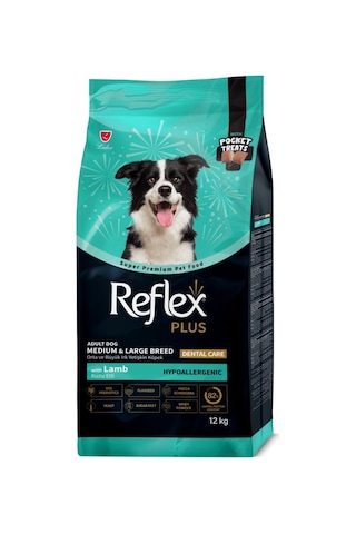 Reflex Plus Pocket Treats Orta Ve Büyük Irk Kuzu Etli Yetişkin Köpek Maması 12 Kg