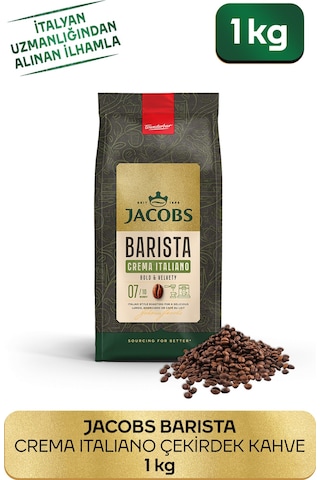 Jacobs Barista Editions Çekirdek Kahve Crema Italiano 1 KG