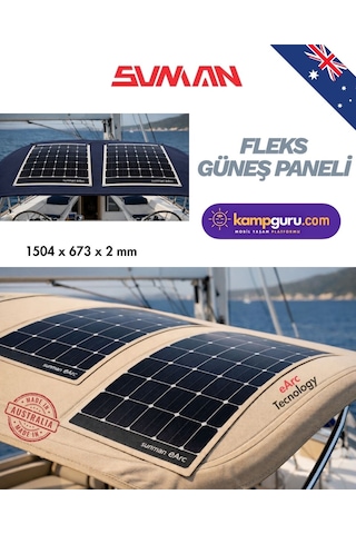 Sunman 175 Wp Flex Solar Panel - Esnek Güneş Enerji Paneli