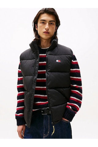 Tommy Hilfiger Tjm Vaıl Puffer Vest Erkek Siyah Yelek - Dm0dm22069 Siyah