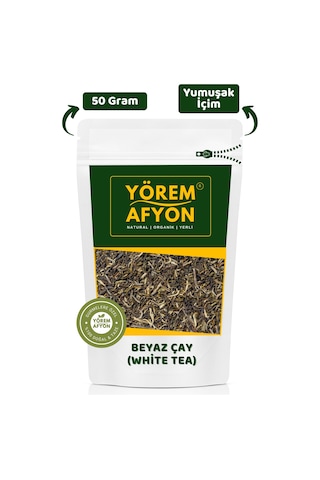 Özenle Filizleri Elle Toplanmış Güneşte Kurutulmuş %100 Doğal Beyaz Çay Camelia Sinensis 50gr.
