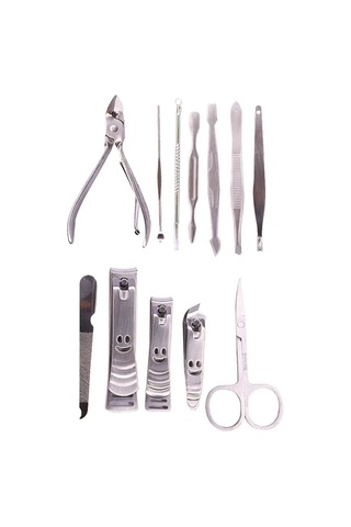 Tırnak Makası Tırnak Bakım Seti Deri Çantalı 12 Parça Set 5060