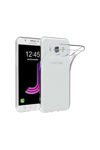 Samsung Uyumlu Galaxy J5 2016 Kılıf Zore Süper Silikon Kapak Renksiz