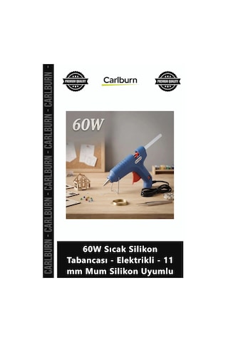 Özel Üretim Profesyonel Hızlı 60w Sıcak Silikon Tabancası Elektrikli 11 Mm Mum Silikon Uyumlu