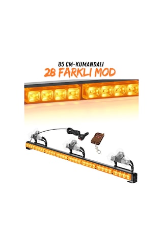 Tepe Led Bar Led Off Road 12-24v 85 Cm Turuncu