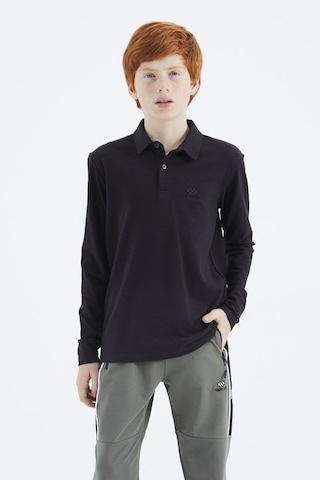 Tommylife Tommy Life Siyah Polo Yaka Basic Erkek Çocuk T-shirt - 11171 Siyah