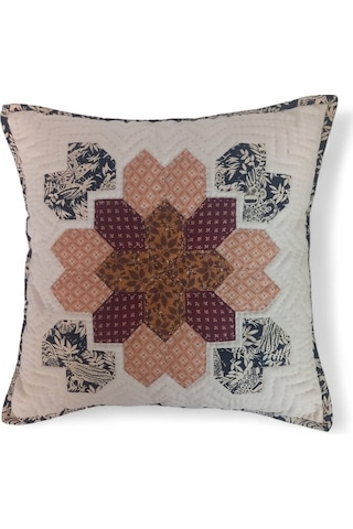 Patchwork Yastık El İşi 40x40 Cm Karışık Renkli