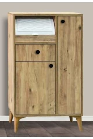 2 Kapılı 1 Çekmeceli Çam Ekmeklik Çam