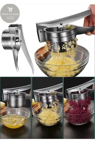 Patates Ezici Patates Püresi Yapıcı Narenciye Sıkıcı Haşlanmış Sebze Ezici Çelik