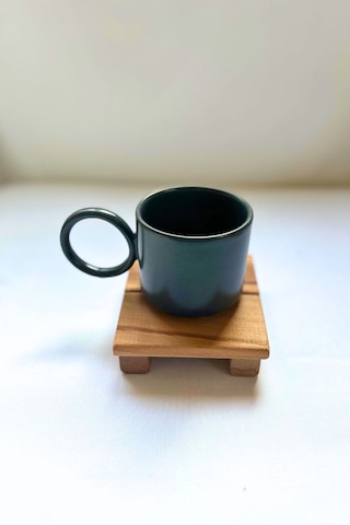 4 Lü Ham 1. Sınıf Masif Ahşap El Yapımı Bardak Altığı S Ahşap