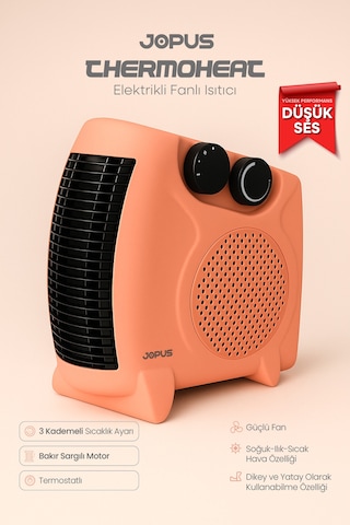 Jopus JO-FI001 2000 W Fanlı Isıtıcı Somon