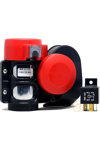 Bosch Ferrari Korna 12V Çift Tonlu Kompresörlü Roleli