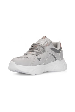 Tuğba Ortopedi 2108 Genç Rahat Sneaker Gri/Pudra Gri - Pudra
