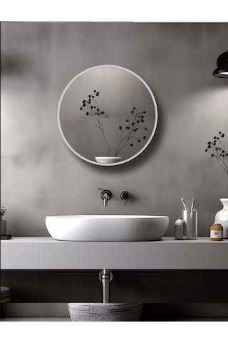 Fulya Aynalı Banyo Dolabı /Banyo Dolabı Aynalı / Lavabo Üstü Dolap / Beyaz 60Cm Beyaz