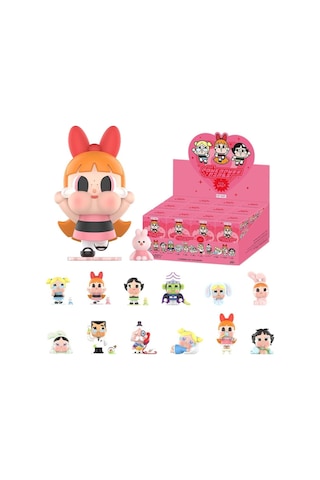 Pop Mart Crybaby Powerpuff Girls Blind Box, Rastgele Aksiyon Figürleri, Koleksiyonluk Karakter Figürü
