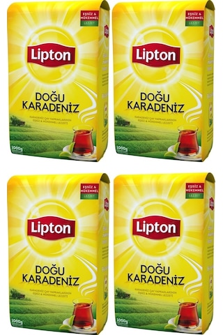 Lipton Doğu Karadeniz Bergamot Aromalı Siyah Dökme Çay 4 x 1 KG