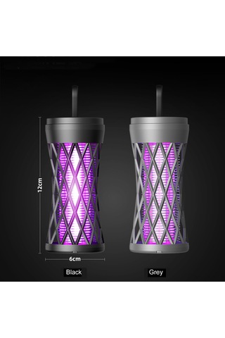 Youmex Siyah Şarjlı Sessiz Işık İçeren Elektrikli Mus Musağı Kötücü - Uçan Haşere Yok Edici Aleti