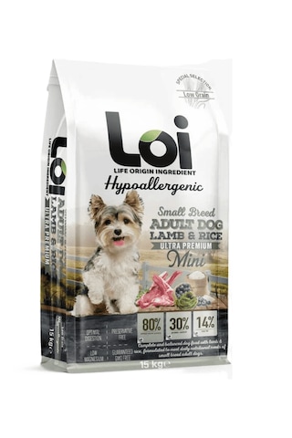 Loi Mini Irk Yetişkin Köpek Kuzulu 15kg
