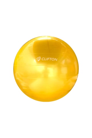 Clifton 65 CM Sarı Dura-Strong Deluxe Pilates Topu+ Pompa