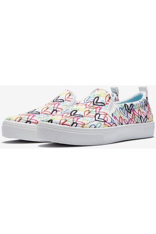 Skechers Skechers X Jgoldcrown : Poppy - Drippin Love Kadın Beyaz Günlük Ayakkabı 155503 Wmlt Beyaz