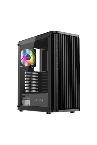 Fazeon F20 650w 80+ Bronze Tempered Glass Mesh Argb Fanli Usb 3.0 Siyah E-atx Bilgisayar Kasasi