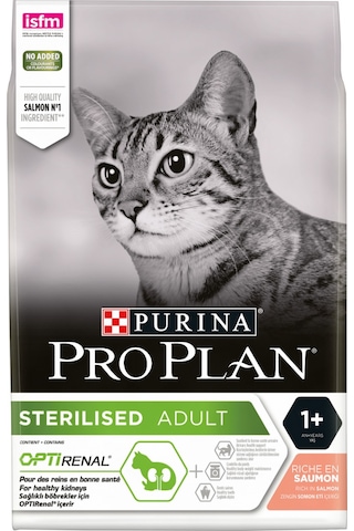 Purina Pro Plan Sterilised Somonlu Kısırlaştırılmış Yetişkin Kedi Maması 3 KG