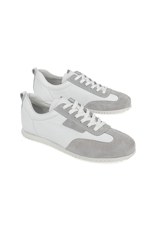 Ziya, Erkek Hakiki Deri Sneaker 1611026z441 Beyaz 1611026z441 500