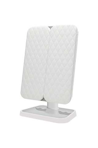 Ctbx Üç Katlı Kare Makyaj Aynası