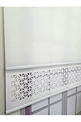 Bbb Çift Mekanizmalı Lazer Kesim Tül Ve Stor Perde Mlt1045