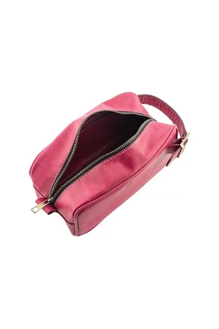Twingold İsme Özel Dopp Kit Kişisel Bakım Ve Seyahat Çantası - %100 Rainbow Deri - Ac14004 - Fuşya Fuşya