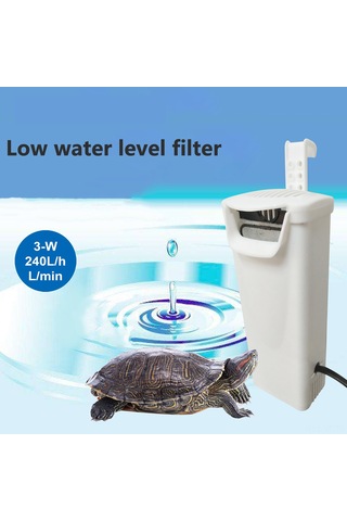 Yifomall 3w Beyaz Su Altı Filtre, Kaplumbağa Ve Akvaryum İçin, Su Temizleme, Atık Emme, Kolay Kurulum, Uluslararası Şarj 240l/h
