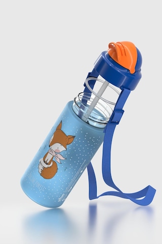 Renga Migo Soft Touch Desenli 500 Ml Askılı Pipetli Tritan Çocuk Matara 912142 Mavi MAvi