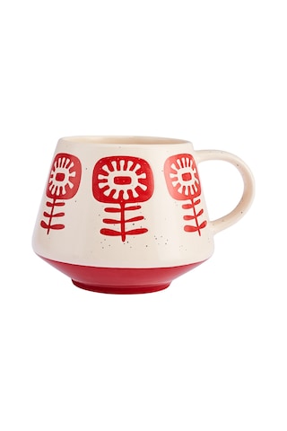 Emsan Ethnic Grass Kupa 480 ML Bordo