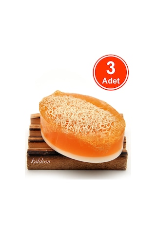 Kabak Lifli El Yapımı Doğal Ballı Keçi Sütü Sabunu 120 G x 3 Adet