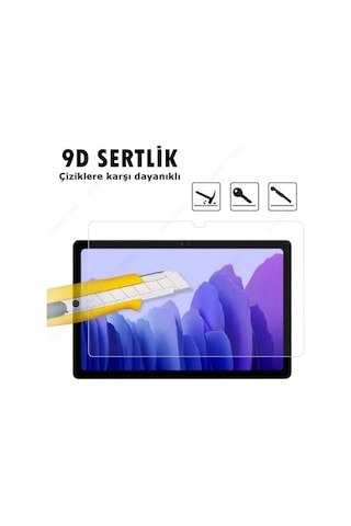Samsung Galaxy Tab S7 T870 Uyumlu Nano Kırılmaz Ekran Koruyucu Kırılmaz Şeffaf Cam Koruyucu Tam
