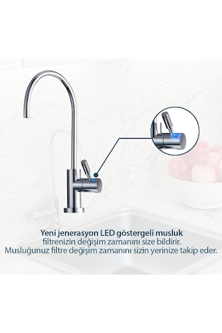 Rainwater Superior Alkali Ph 8.5 Tezgah Altı Su Arıtma Cihazı 439517061