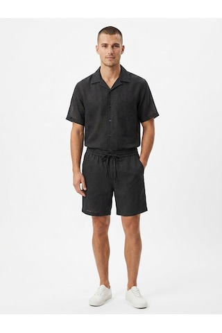 Only & Sons Onslaurence Lınen Blend Shorts Noos Erkek Mavi Şort - 22036246