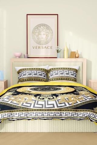 Marka Nevresim Takımı Çift Kişilik Pamuklu Saten Kumaş 6 Parça 3d Dijital Baskı Duvet Cover Set Model No:91 Renkli