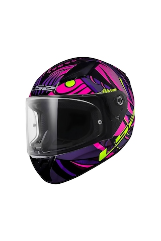 Ls2 Rapid 2 Athena Kapalı Kask Mor - Siyah