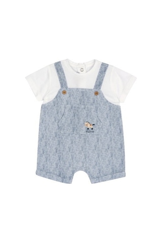Chicco Erkek Bebek Kısa Tulum 09101136000000 000025 Mavi
