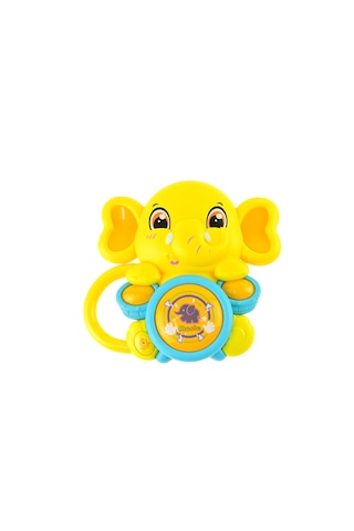 Oyuncak Sevimli Fil Davul Mini Işıklı Sesli 15cm