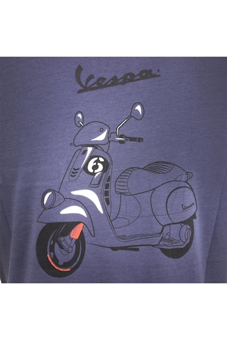 Piaggio Vespa T-shirt - Sei Giorni Lacivert / Pıaggıo