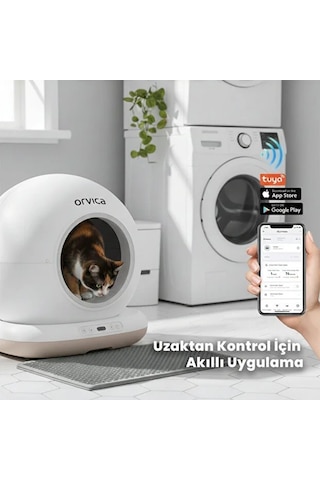 River World Kediler İçin Akıllı Hd Kameralı Tuvalet