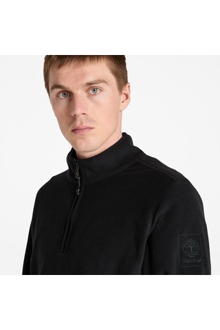 Timberland 1/4 Zip Fleece Erkek Polar-33873 Siyah