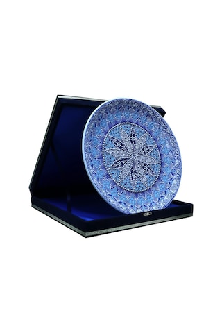 E38 El İşçiliği Çini Tabak - 30 Cm - 6527
