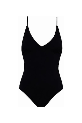 Deep Beach Siyah Sırtı Çarpraz İpli Mayo Db200513m 001